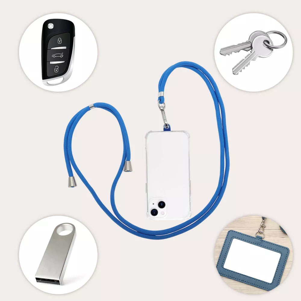 Adjustable Woven Crossbody Phone Lanyard