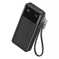 20000mAh 30W Fast Charging Power Bank with Built-in Cable