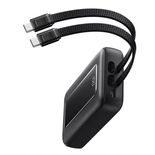 20000mAh Power Bank With Dual Built-in USB-C Cables
