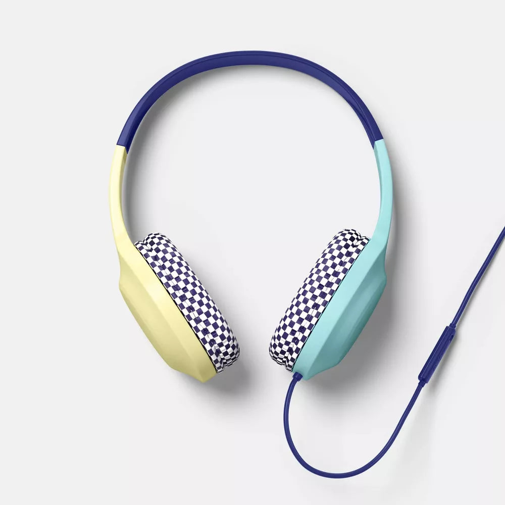 Wired Over-Ear Headphones with Built-in Microphone