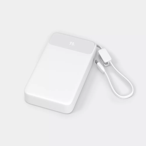 20000mAh Portable Power Bank with Built-in Lanyard Cable