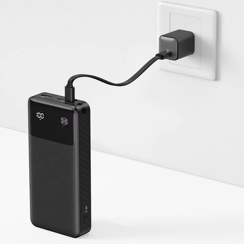 20000mAh 30W Fast Charging Power Bank with Built-in Cable