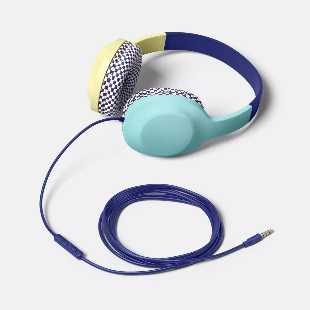 Wired Over-Ear Headphones with Built-in Microphone