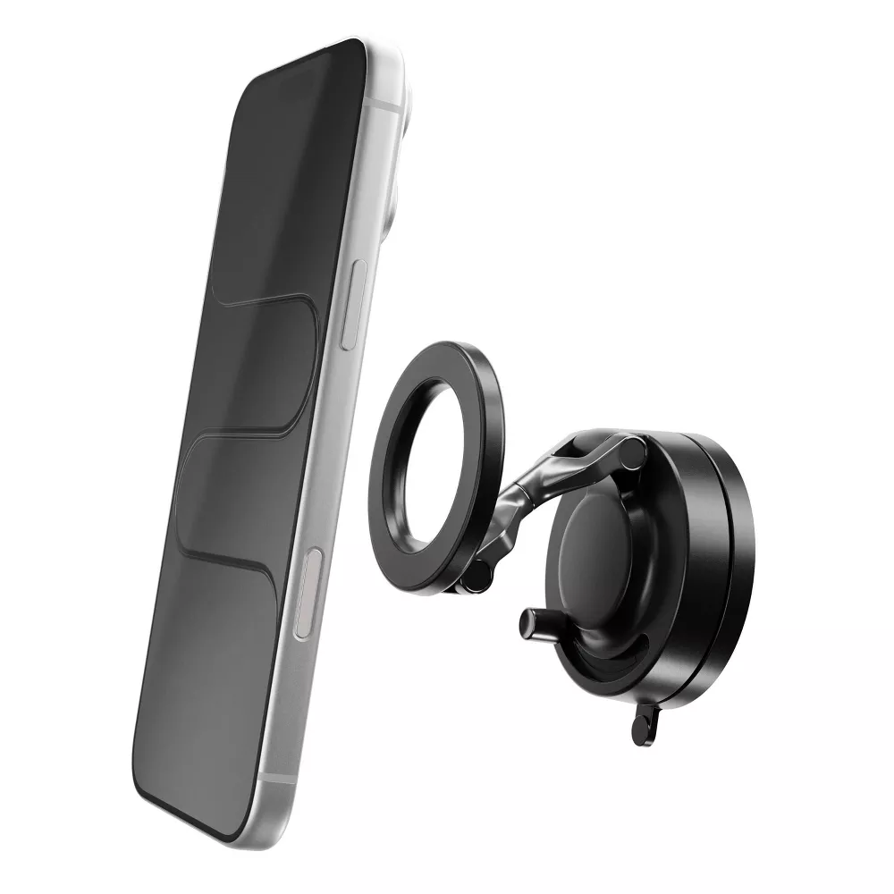 Vacuum Suction Magnetic Phone Mount